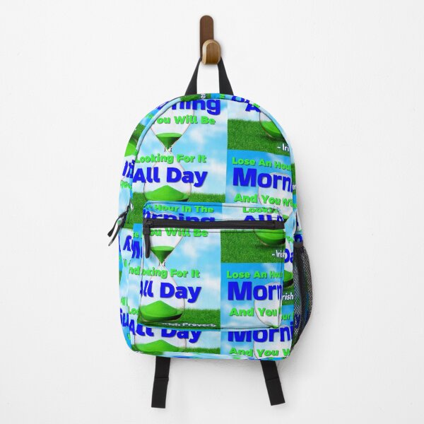 Item preview, Irish Proverb - Lose An Hour In The Morning And You Will Be Looking For It All Day designed and sold by IrishProverbs.