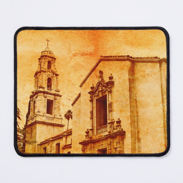 Item preview, First Congregational Church of Riverside, California, blended on old paper designed and sold by NickoPrints.
