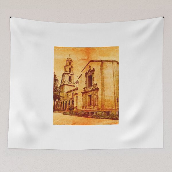 Item preview, First Congregational Church of Riverside, California, blended on old paper designed and sold by NickoPrints.