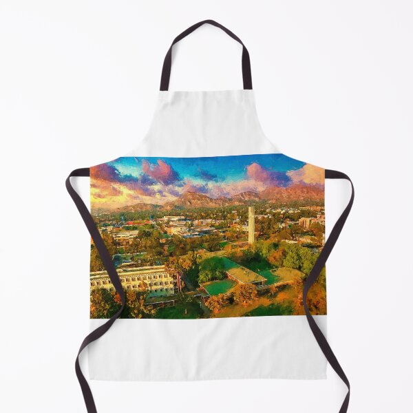 Item preview, University of California, Riverside, aerial of the campus - digital painting designed and sold by NickoPrints.