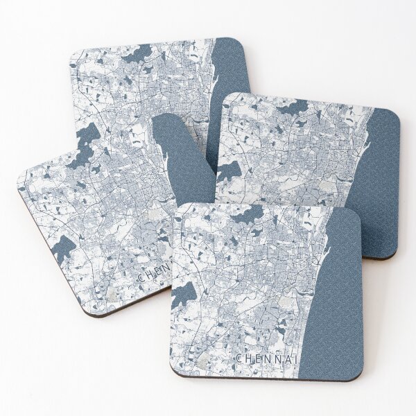 Item preview, Chennai City Map of India - Coastal designed and sold by deMAP.