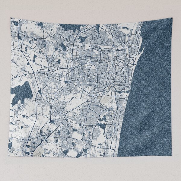 Item preview, Chennai City Map of India - Coastal designed and sold by deMAP.