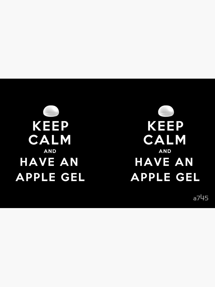 Keep Calm and Have an Apple Gel by a745