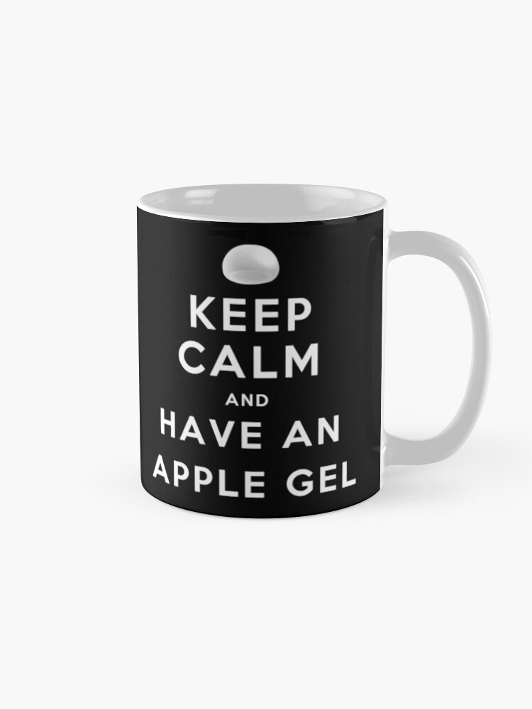 Alternate view of Keep Calm and Have an Apple Gel Mug
