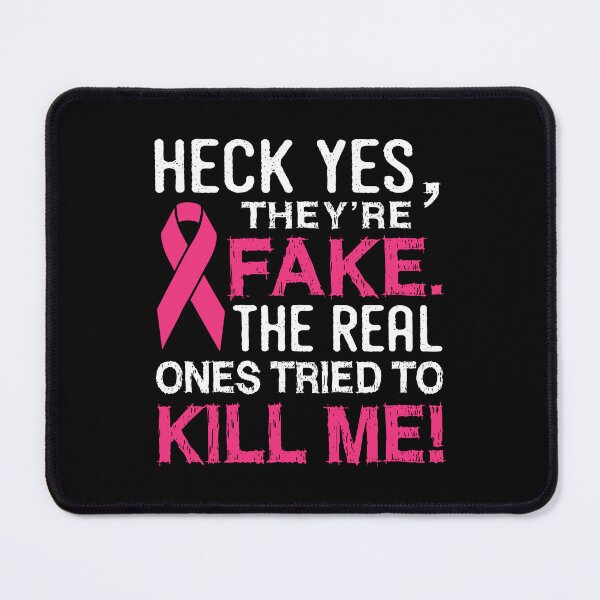 Item preview, Yes They're Fake - The Real Ones Tried to Kill Me Shirt designed and sold by NanoYell.