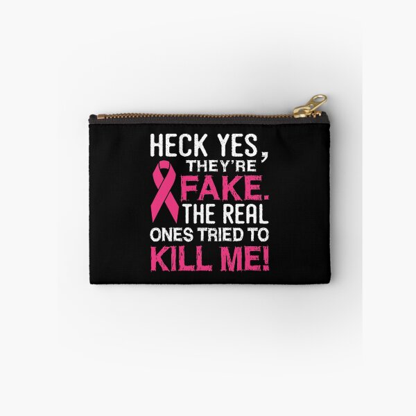 Item preview, Yes They're Fake - The Real Ones Tried to Kill Me Shirt designed and sold by NanoYell.