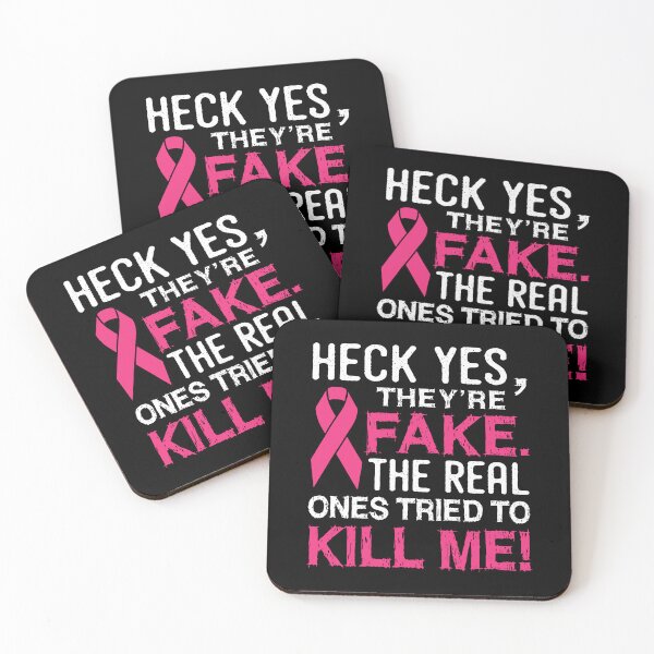 Item preview, Yes They're Fake - The Real Ones Tried to Kill Me Shirt designed and sold by NanoYell.