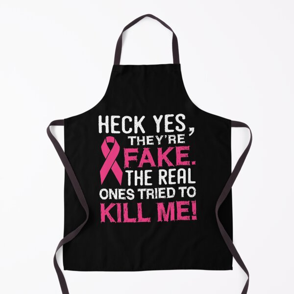 Item preview, Yes They're Fake - The Real Ones Tried to Kill Me Shirt designed and sold by NanoYell.