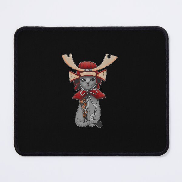 Item preview, Japanese Warrior Cat Samurai with Irezumi Monmon Tattoo designed and sold by france475.