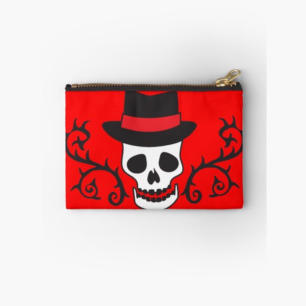 Item preview, Skull with thorns and a bowler hat designed and sold by jazzydevil.
