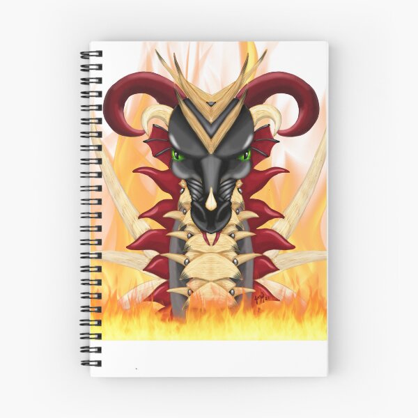 Item preview, Dragon with flames designed and sold by artbyjodysanner.