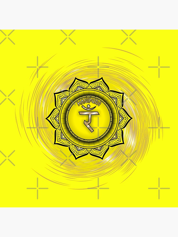 "Yellow Chakra Chakras system gold series" Poster for Sale by SoulSafe