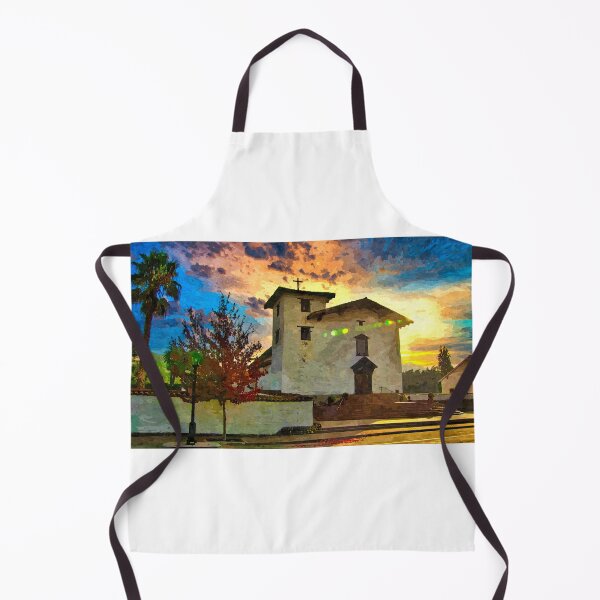 Item preview, Mission San Jose in Fremont, California - watercolor painting designed and sold by NickoPrints.