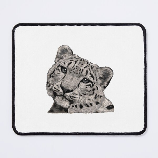 Item preview, Snow leopard designed and sold by artbyjodysanner.