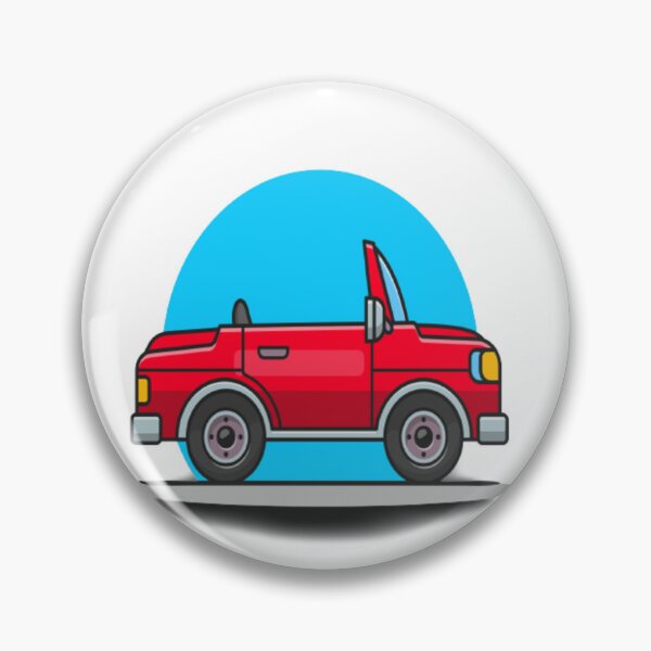 Item preview, RED CAR WITH BLUE SKY designed and sold by deepblueH.