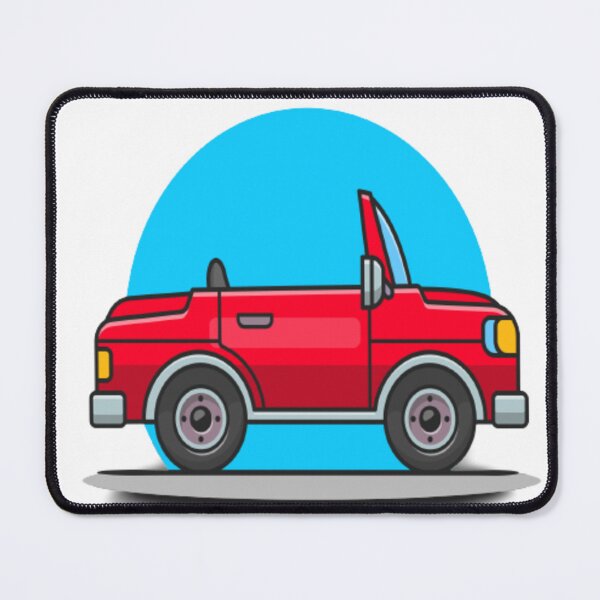 Item preview, RED CAR WITH BLUE SKY designed and sold by deepblueH.