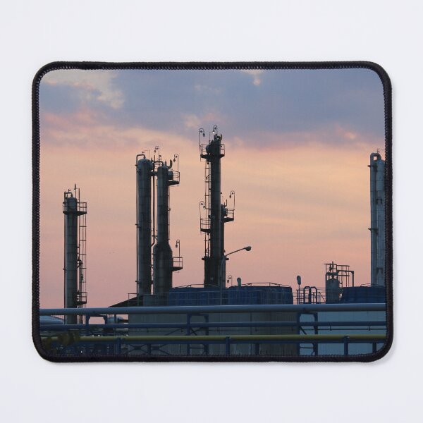Item preview, refinery oil and petrochemical industry sunset sky designed and sold by goceris.