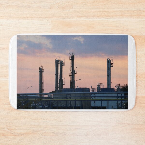 Item preview, refinery oil and petrochemical industry sunset sky designed and sold by goceris.