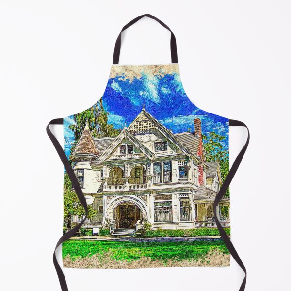 Item preview, Patterson House of the Ardenwood Historic Farm in Fremont, California - colored drawing designed and sold by NickoPrints.
