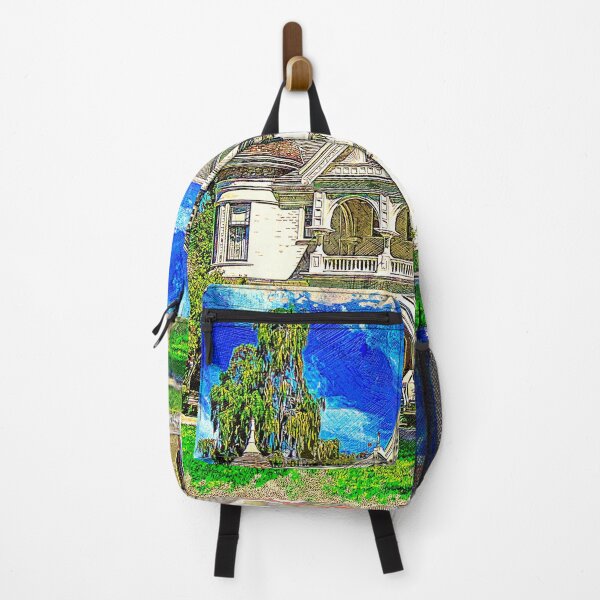 Item preview, Patterson House of the Ardenwood Historic Farm in Fremont, California - colored drawing designed and sold by NickoPrints.
