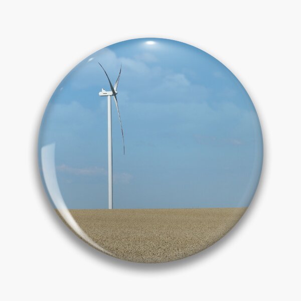 Item preview, wind turbine on wheat field in summer  designed and sold by goceris.