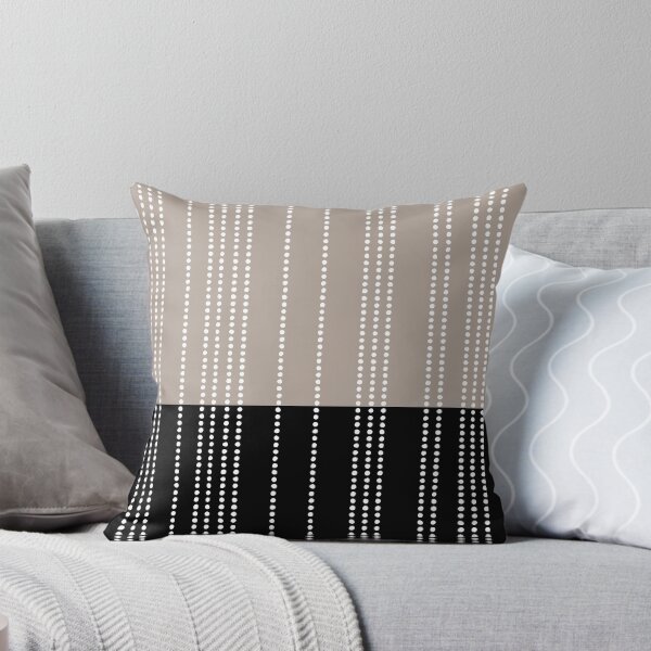 Item preview, Ethnic Spotted Stripes, Mocha and Black designed and sold by meggydesigns.