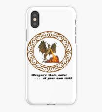 Dragon's Lair, enter at your own risk! iPhone Case