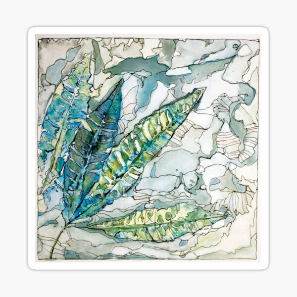 Floating Leaves Sticker