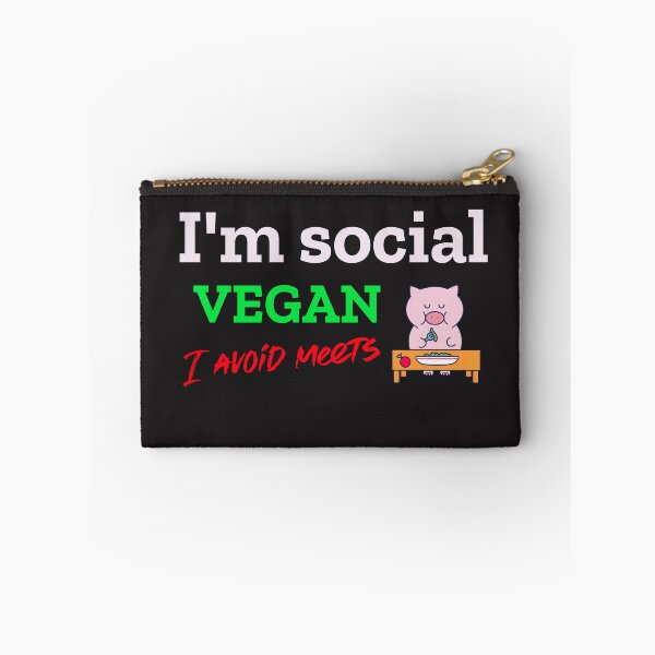 Item preview, I´m Social Vegan I avoid meets designed and sold by Ayurveda Fun Store.