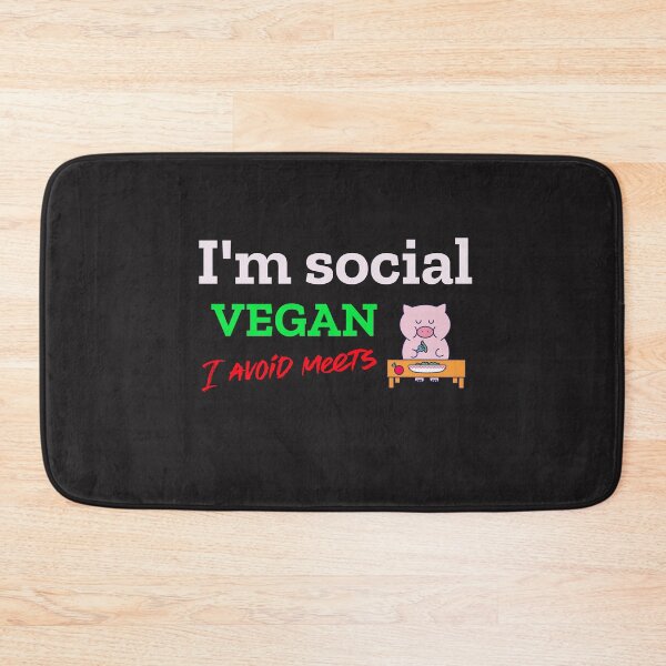 Item preview, I´m Social Vegan I avoid meets designed and sold by Ayurveda Fun Store.