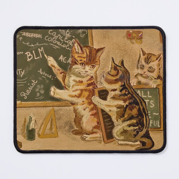 Item preview, The lesson – Cats in the School of Anarchy designed and sold by Loki Propagandart.