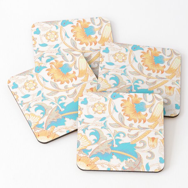 Item preview, Yellow Blue Floral Lodden Pattern designed and sold by fowons.