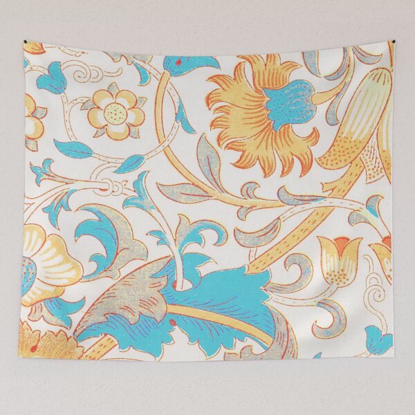 Item preview, Yellow Blue Floral Lodden Pattern designed and sold by fowons.