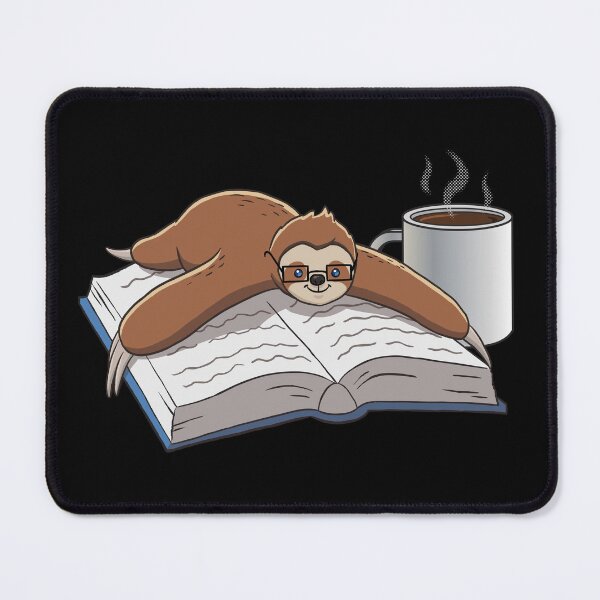 Item preview, Cute Sloth Reading Book Coffee designed and sold by jonmlam.