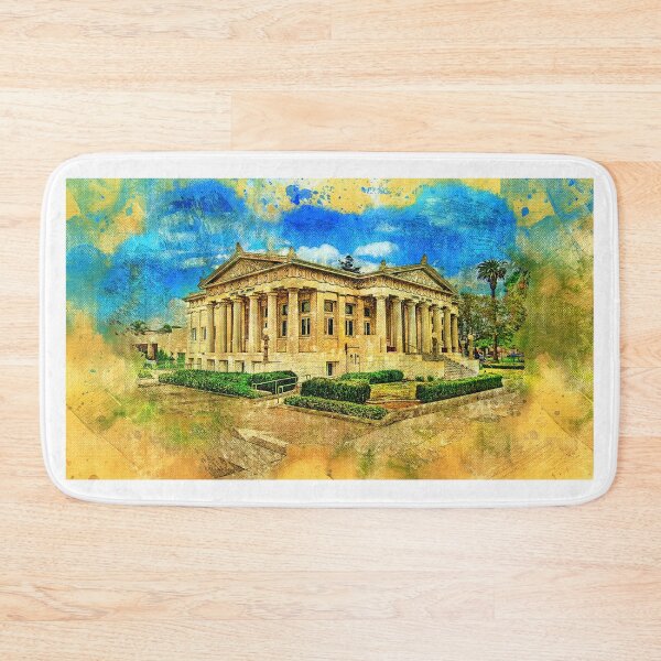 Item preview, Carnegie Art Museum in Oxnard, California - digital painting designed and sold by NickoPrints.