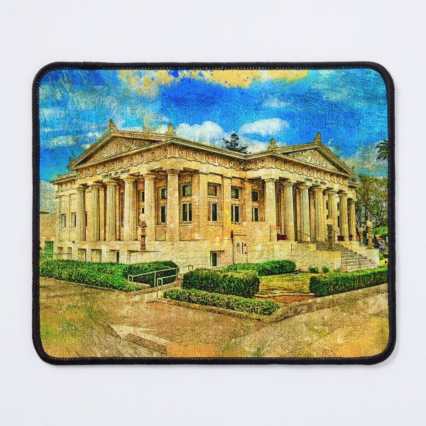Item preview, Carnegie Art Museum in Oxnard, California - digital painting designed and sold by NickoPrints.