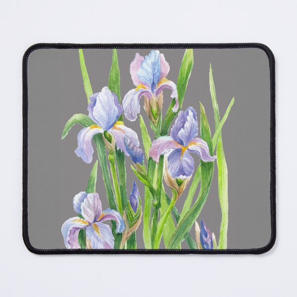 Item preview, Spring delicate colorful irises designed and sold by Elena-Art-Ru.