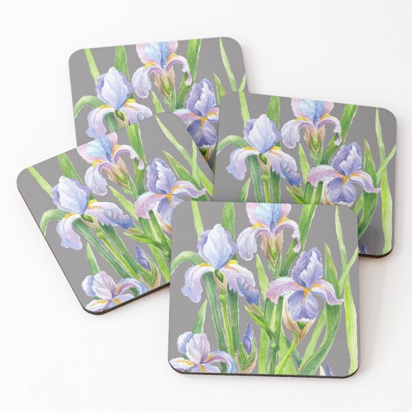 Item preview, Spring delicate colorful irises designed and sold by Elena-Art-Ru.