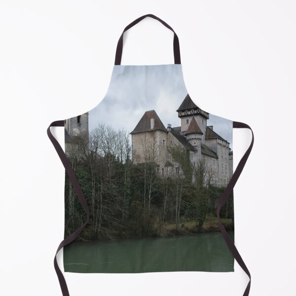 Item preview, The castle of Cleron is a 14th-century castle on the river Loue in the Bourgogne-Franche-Comte. Cloudy winter day. designed and sold by Maurizio Fabbroni.