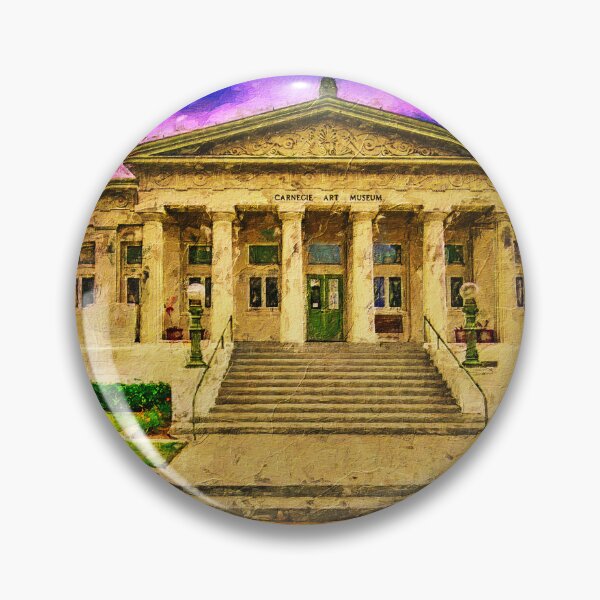 Artikelvorschau, Carnegie Art Museum am Abend, Oxnard, Kalifornien entworfen und verkauft von NickoPrints.
