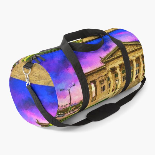 Item preview, Carnegie Art Museum in the evening, Oxnard, California designed and sold by NickoPrints.