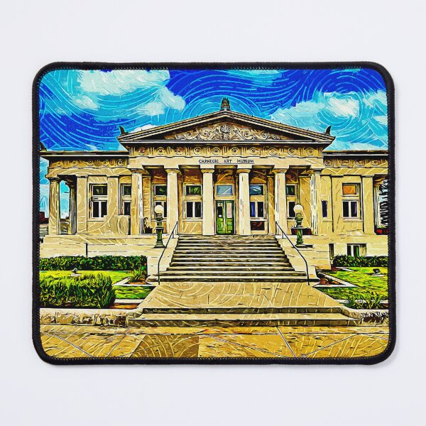 Item preview, Carnegie Art Museum in Oxnard, California - impressionist painting designed and sold by NickoPrints.