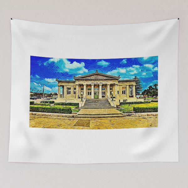 Item preview, Carnegie Art Museum in Oxnard, California - impressionist painting designed and sold by NickoPrints.