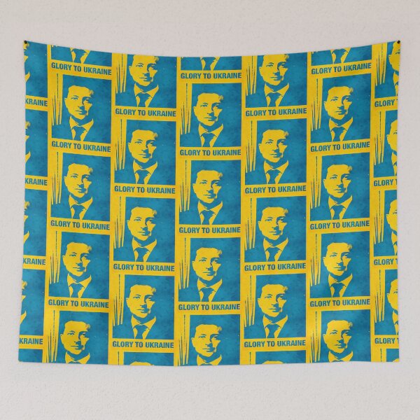 Item preview, President of Ukraine Zelensky, Glory to Ukraine designed and sold by BeRudeShop.