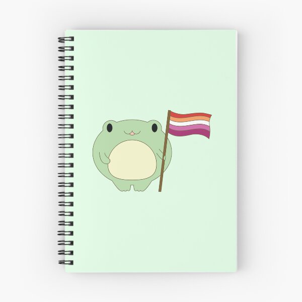 Item preview, Cute Frog Pride Froggy lesbian pride flag designed and sold by House Sparrow.