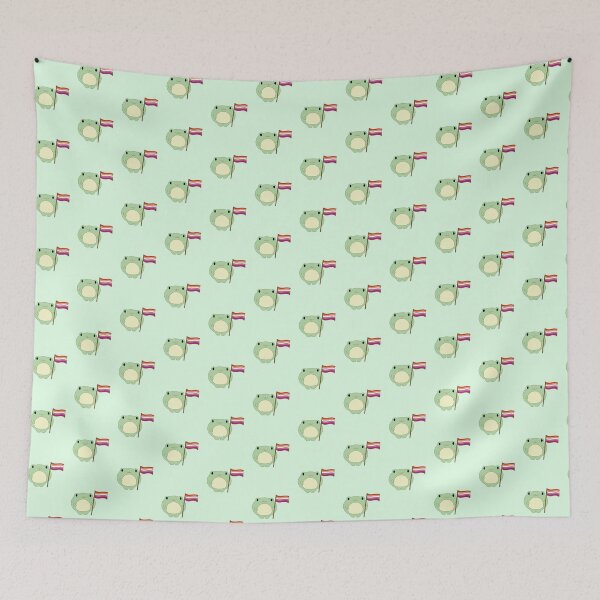 Item preview, Cute Frog Pride Froggy lesbian pride flag designed and sold by House Sparrow.