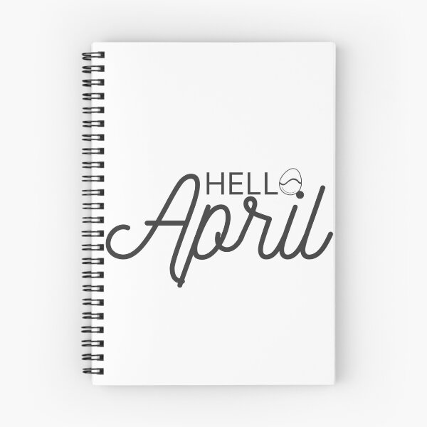 Item preview, Hello April nursing school journal sticker designed and sold by Fortified.