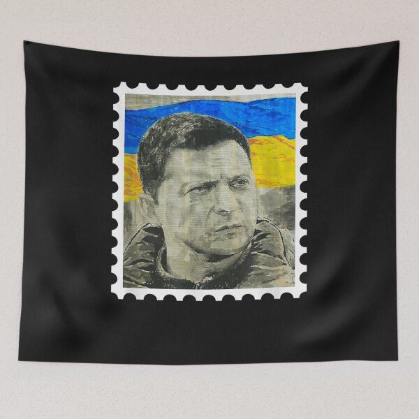 Item preview, Vintage Ukraine Postage Stamp Flag Pride designed and sold by RahmaniArt.