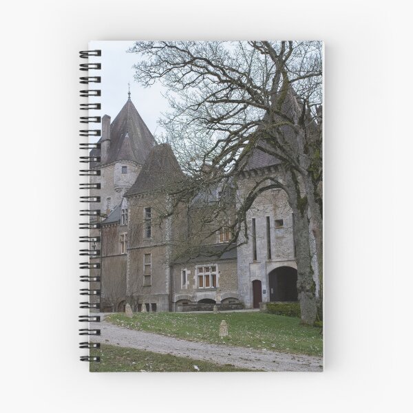 Item preview, The Castel of Coraboeuf  is a 14th-century castle in the Bourgogne-Franche-Comte. Cloudy winter day designed and sold by Maurizio Fabbroni.