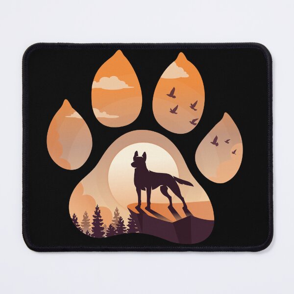 Item preview, Belgian Shepherd Dog - Malinois Sunset designed and sold by Highkeys.